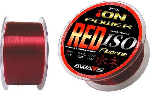 Obrázek k výrobku 50803 - AWA-SHIMA Vlasec ION POWER Red ISO