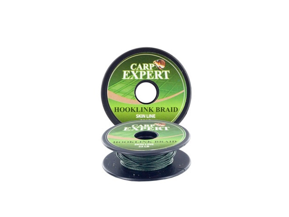 Obrázek k výrobku 64506 - CARP EXPERT Návazcová šňůra Fast Sinking Moss Green 10 m - Barva: moss green, Nosnost: 15 Lb