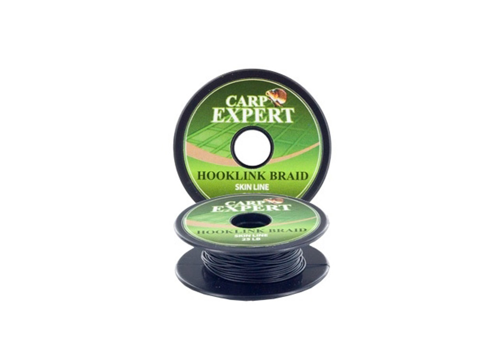 Obrázek k výrobku 64508 - CARP EXPERT Návazcová šňůra Hooklink Braid Skin Line Black 10 m - Nosnost: 15 Lb