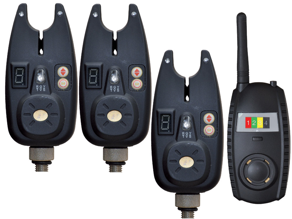 Obrázek k výrobku 51584 - CARP ZOOM Bait Alarm Set 3+1 sada hlásičů s bezdrátovým příposlechem