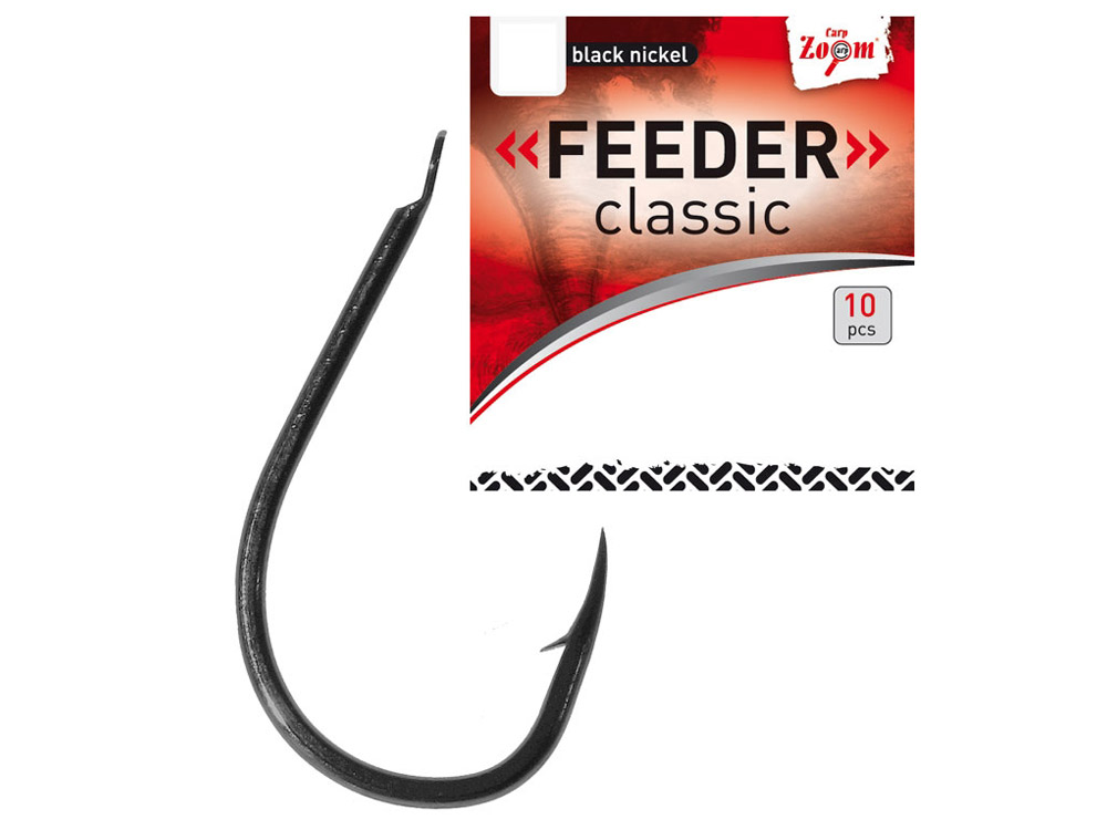 Obrázek k výrobku 64669 - CARP ZOOM Háček Feeder Classic Hook - Velikost č.: 12, Balení: 10 ks