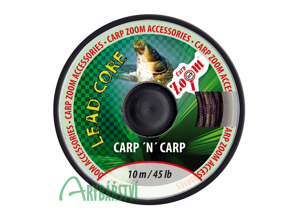 Obrázek k výrobku 64730 - CARP ZOOM Návazcová šňůra Lead Core 10 m - Barva: chameleon