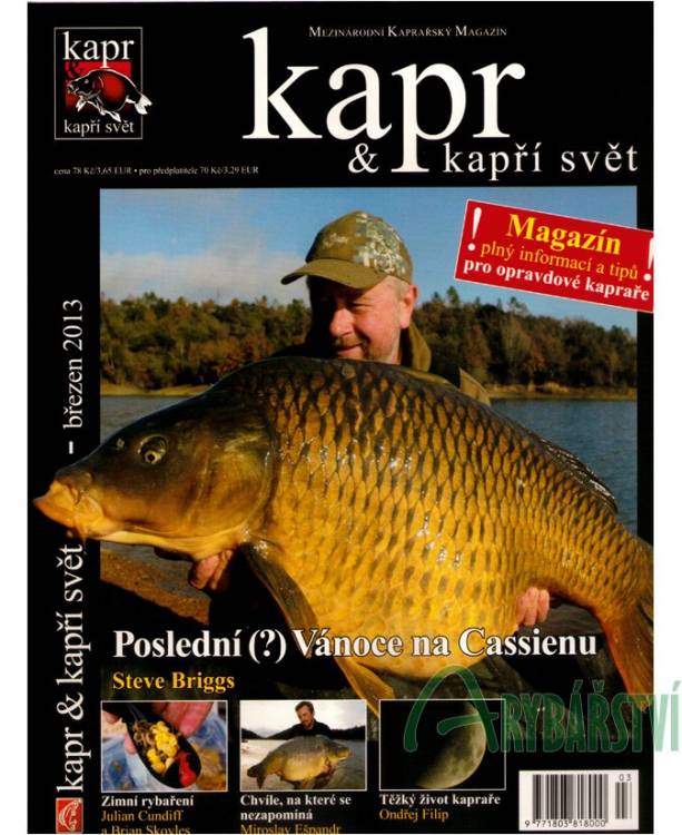 Obrázek k výrobku 52461 - Časopis Kapr & Kapří svět 2013