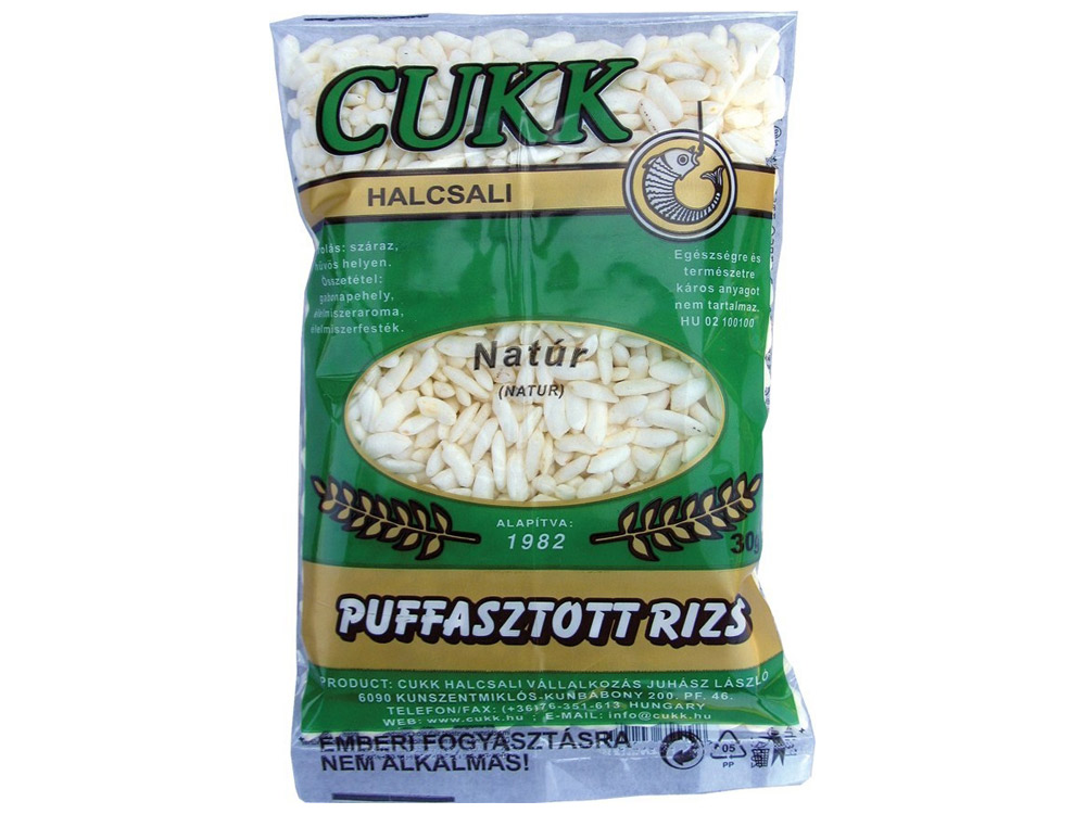 Obrázek k výrobku 64983 - CUKK Foukaná rýže Rice 30 g - Balení: 30 g, Příchuť: natural