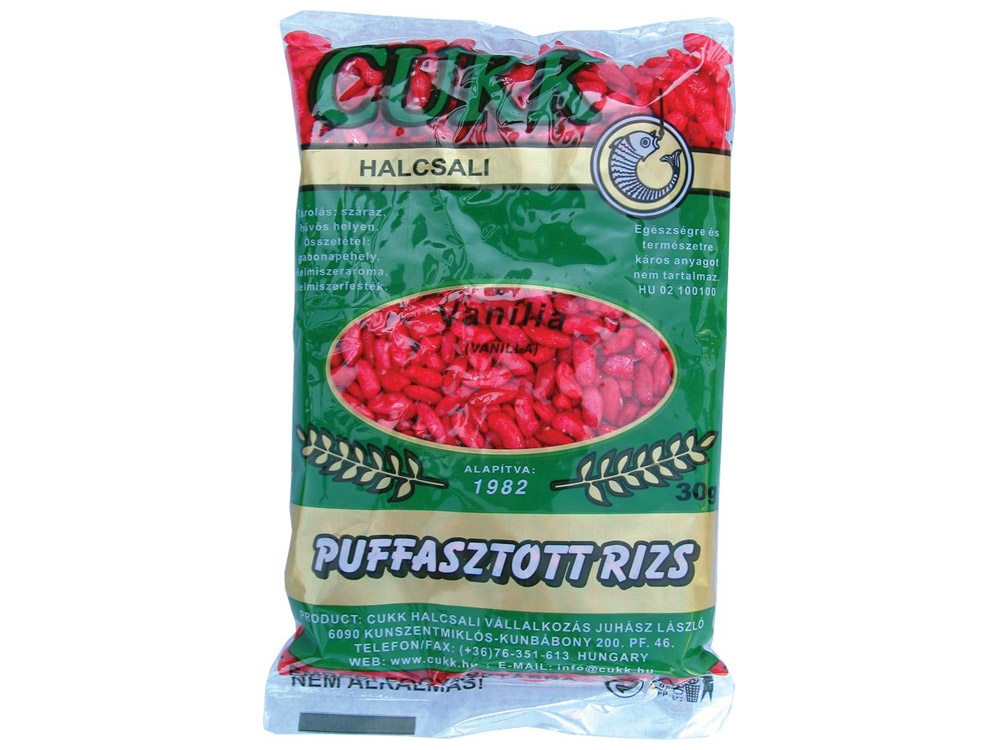 Obrázek k výrobku 64984 - CUKK Foukaná rýže Rice 30 g - Balení: 30 g, Příchuť: vanilka