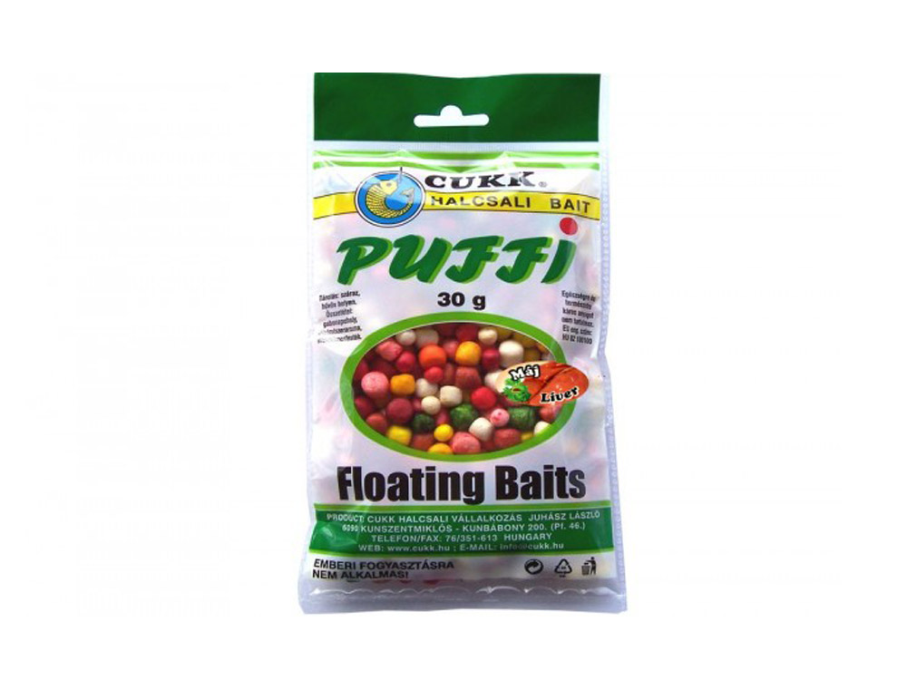 Obrázek k výrobku 65072 - CUKK Puffi Mix 30 g - Balení: 30 g, Příchuť: játra