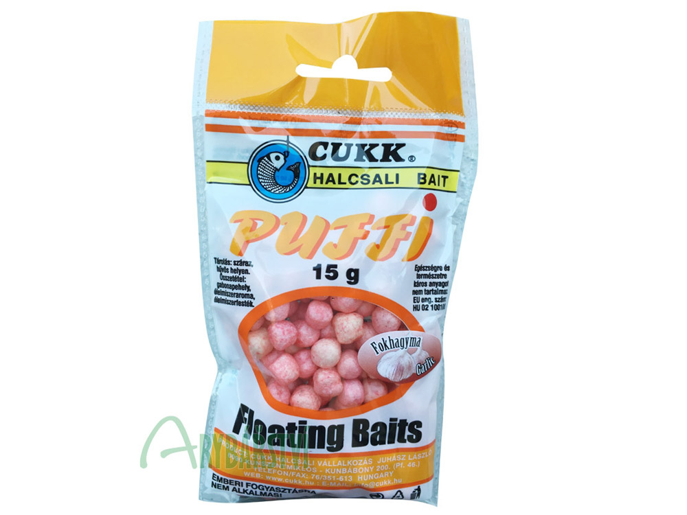 Obrázek k výrobku 65075 - CUKK Puffi Small 15 g - Balení: 15 g, Příchuť: česnek