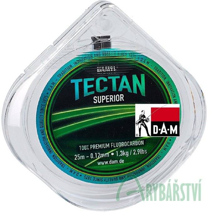 DAM Tectan Superior Fluorocarbon 25 m / Průměr: 0.30 mm, Nosnost: 13.5 lb -  Arybářství