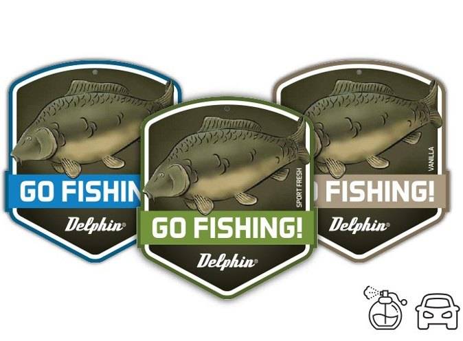 Obrázek k výrobku 52773 - DELPHIN Vůně do auta GO FISHING!