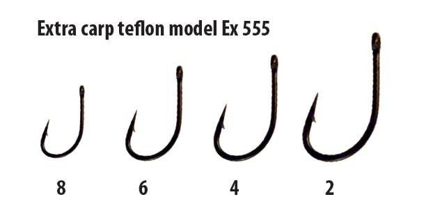 Obrázek k výrobku 53054 - EXTRA CARP Háček Teflon Serie 555