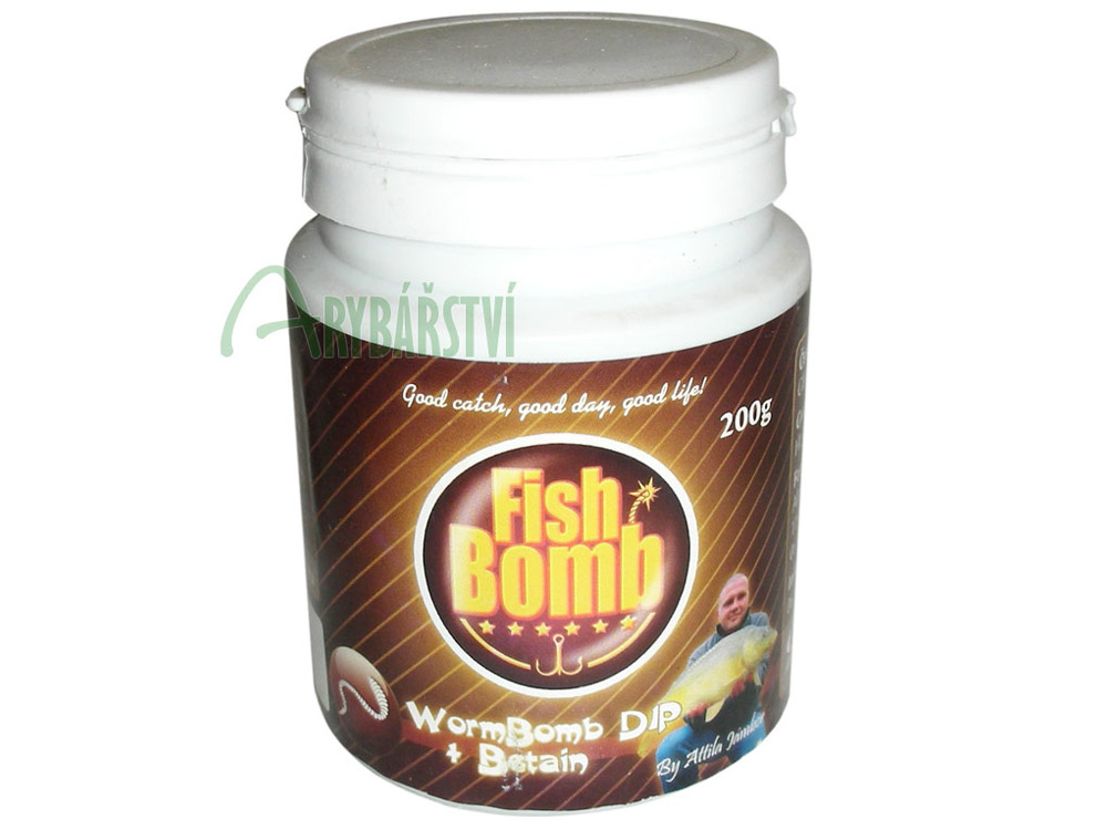 Obrázek k výrobku 65379 - FISH BOMB Dip Betain 200 g - Příchuť: červ