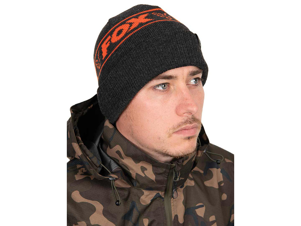 Obrázek k výrobku 72871 - FOX Čepice Collection Beanie Black Orange