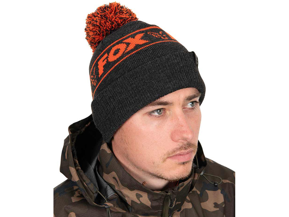 Obrázek k výrobku 72873 - FOX Čepice Collection Bobble Black Orange