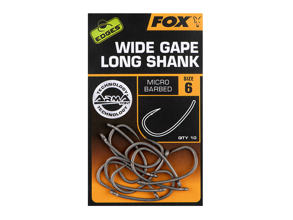 Obrázek k výrobku 72529 - FOX Háček Edges Wide Gape Long Shank 10 ks