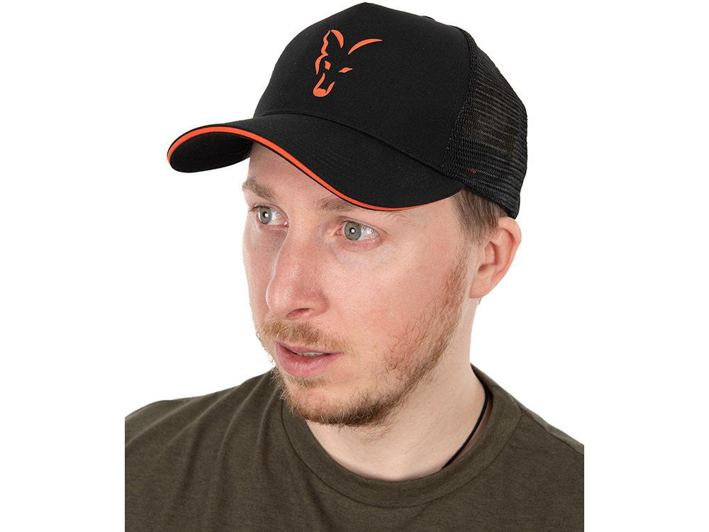 Obrázek k výrobku 72859 - FOX Kšiltovka Collection Trucker Cap Black Orange