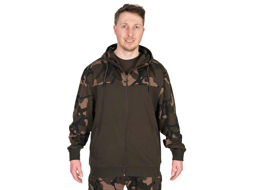 Obrázek k výrobku 73625 - FOX Mikina LW Khaki Camo Split Zip Hoody