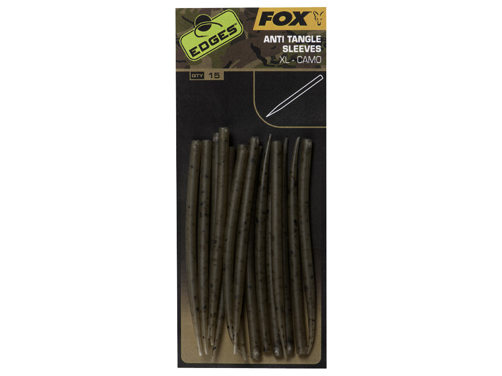 Obrázek k výrobku 70659 - FOX Převlek na obratlík Edges Camo XL Anti Tangle Sleeves 15 ks