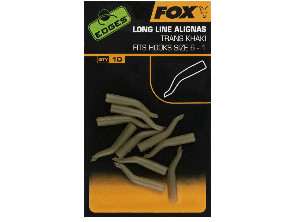 Obrázek k výrobku 71630 - FOX Rovnátko Háčku Edges Line Aligner Trans Khaki 10 ks - Velikost háčku: 6-1