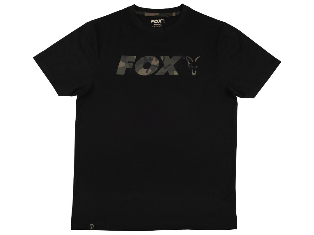 Obrázek k výrobku 70165 - FOX Tričko Black Camo Chest Print T-Shirt - Velikost: L