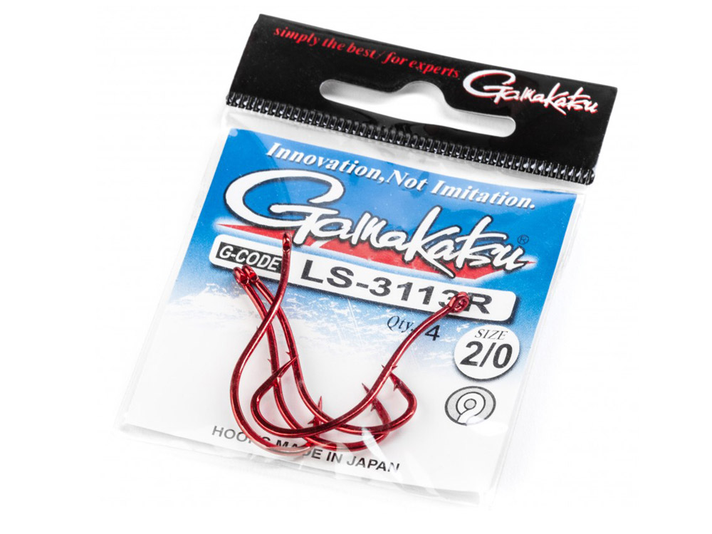 Obrázek k výrobku 65803 - GAMAKATSU Háček LS-3113R Hooks Red - Velikost 2, Balení: 25 ks