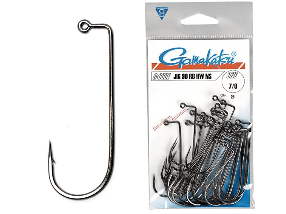 Obrázek k výrobku 65896 - GAMAKATSU Jigový háček Hook JIG 90 RB HW NS - Velikost 1/0