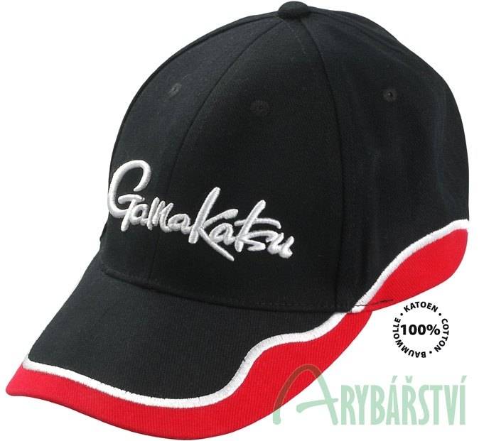 Obrázek k výrobku 54124 - GAMAKATSU Kšiltovka Cap Streamline Black Red