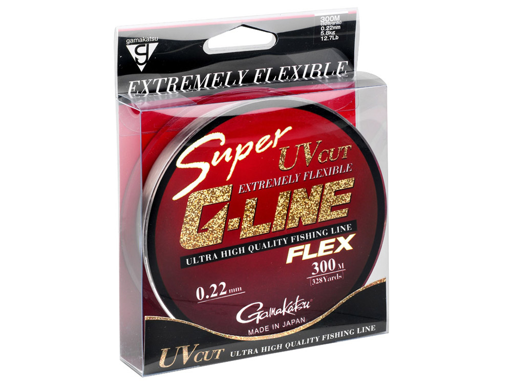 Obrázek k výrobku 65996 - GAMAKATSU Vlasec Super G-LINE Flex - Průměr: 0.30 mm, Návin: 150 m