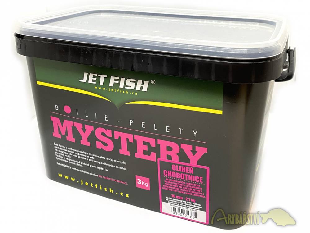Obrázek k výrobku 63154 - JET FISH Boilie Mystery OLIHEŇ CHOBOTNICE 16 mm 2.7 kg