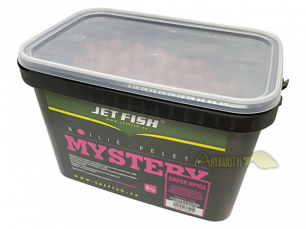 Obrázek k výrobku 69840 - JET FISH Boilie Mystery SUPER SPICE 16 mm 2.7 kg