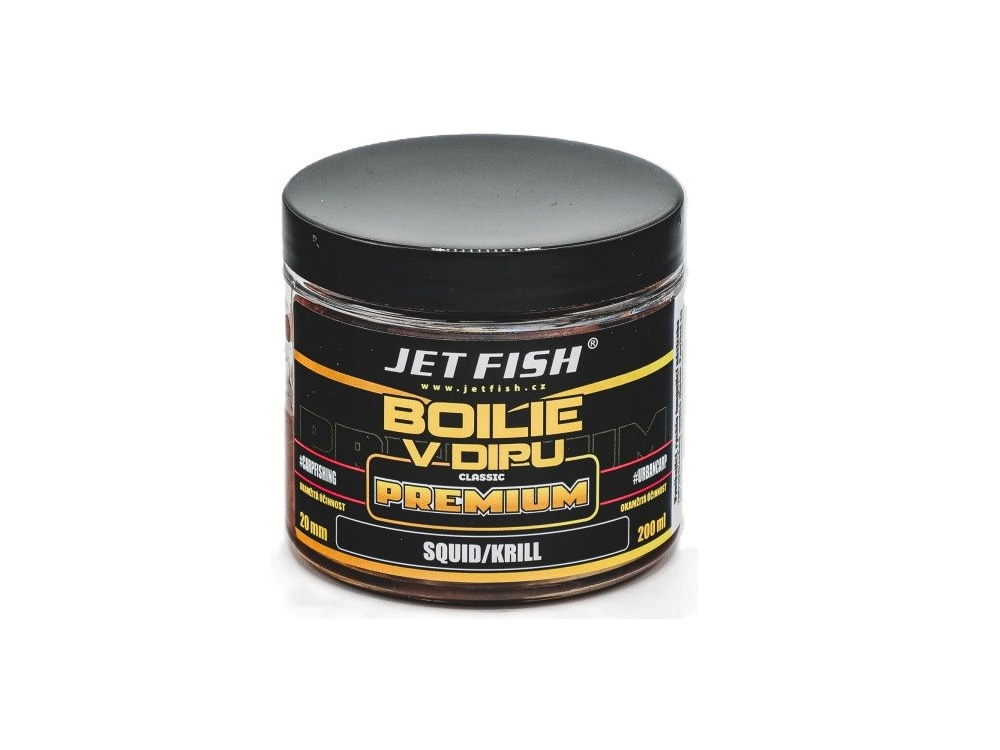 Obrázek k výrobku 73158 - JET FISH Boilie v dipu Premium Clasicc 20 mm 200 ml