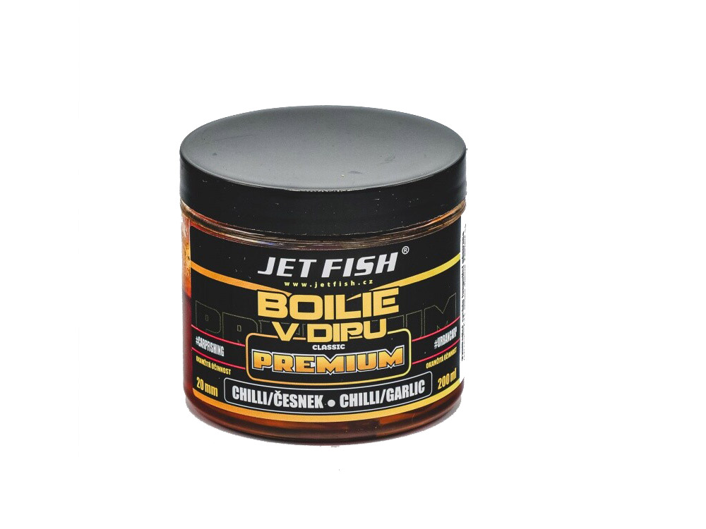 Obrázek k výrobku 73158 - JET FISH Boilie v dipu Premium Clasicc 20 mm 200 ml