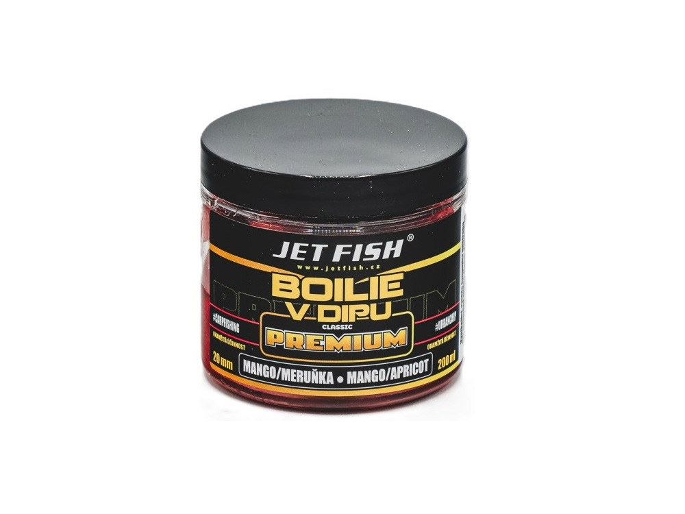 Obrázek k výrobku 73158 - JET FISH Boilie v dipu Premium Clasicc 20 mm 200 ml