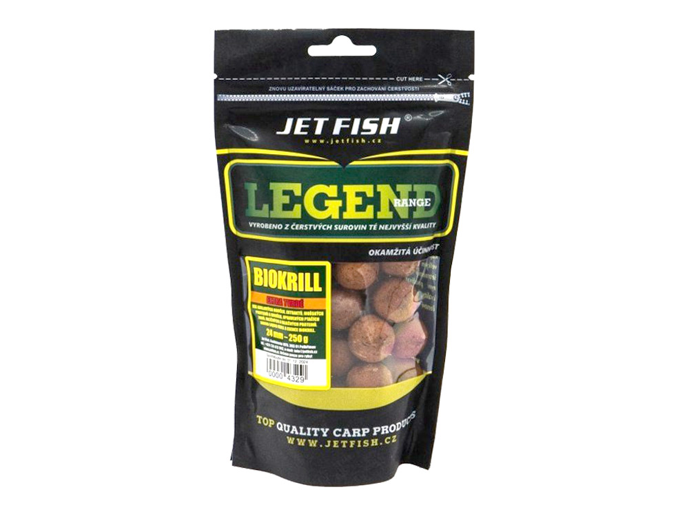 Obrázek k výrobku 54452 - JET FISH Boilies Extra Tvrdé Legend Range BIOKRILL 250 g