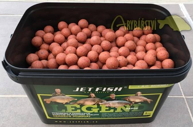 Obrázek k výrobku 54467 - JET FISH Boilies Legend Range 20 mm 3 kg 20 Biokrill + A.C.Biokrill