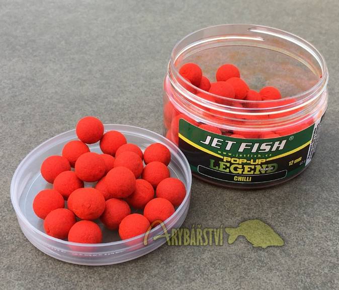 Plovoucí boilies Jet Fish Legend Range POP-UP CHILLI