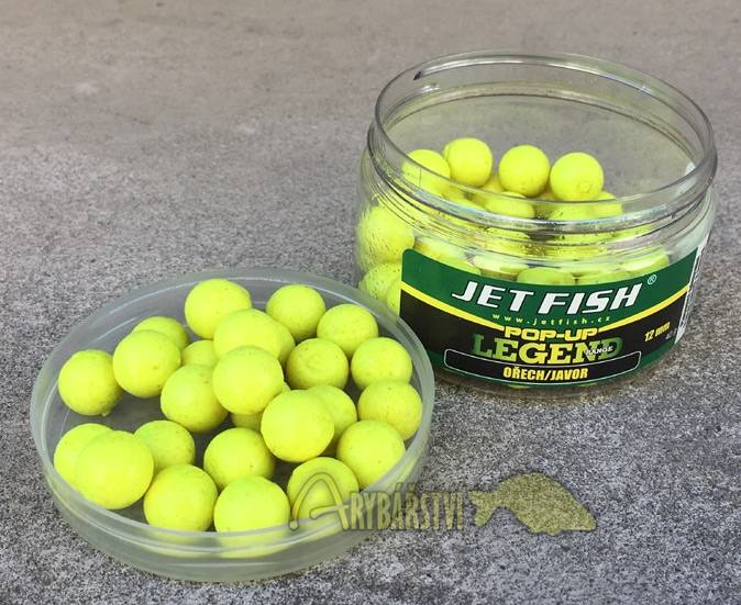 Plovoucí boilies Jet Fish Legend Range POP-UP OŘECH JAVOR