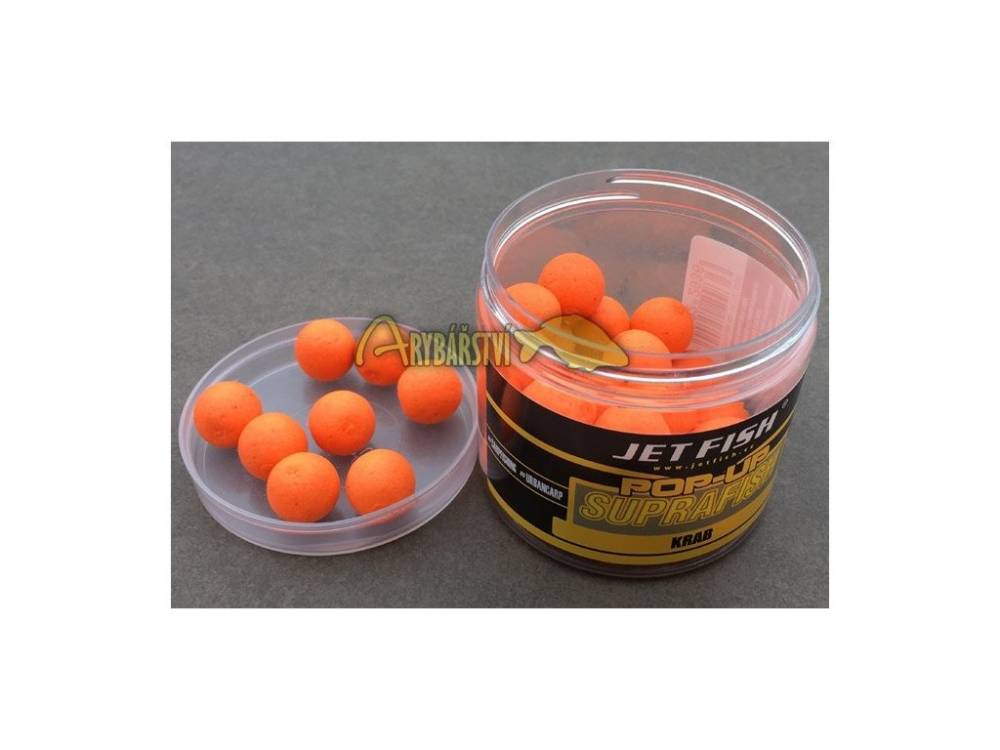 JET FISH Boilies Supra Fish Pop-Up krab 16 mm