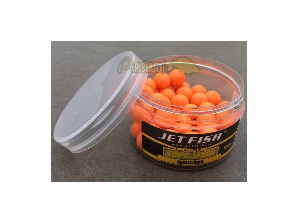 JET FISH Boilies Supra Fish Pop-Up skeble snek 12 mm