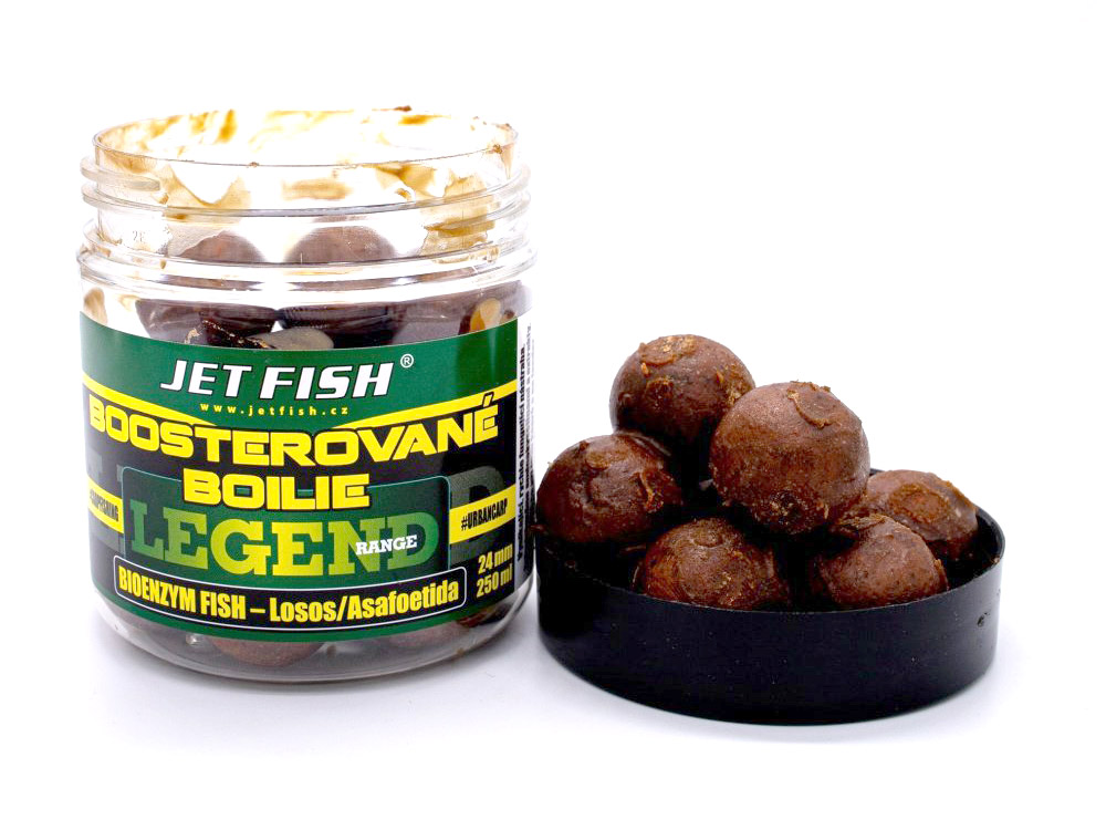 Obrázek k výrobku 72772 - JET FISH Boosterované boilie Legend Range 24 mm 250 ml