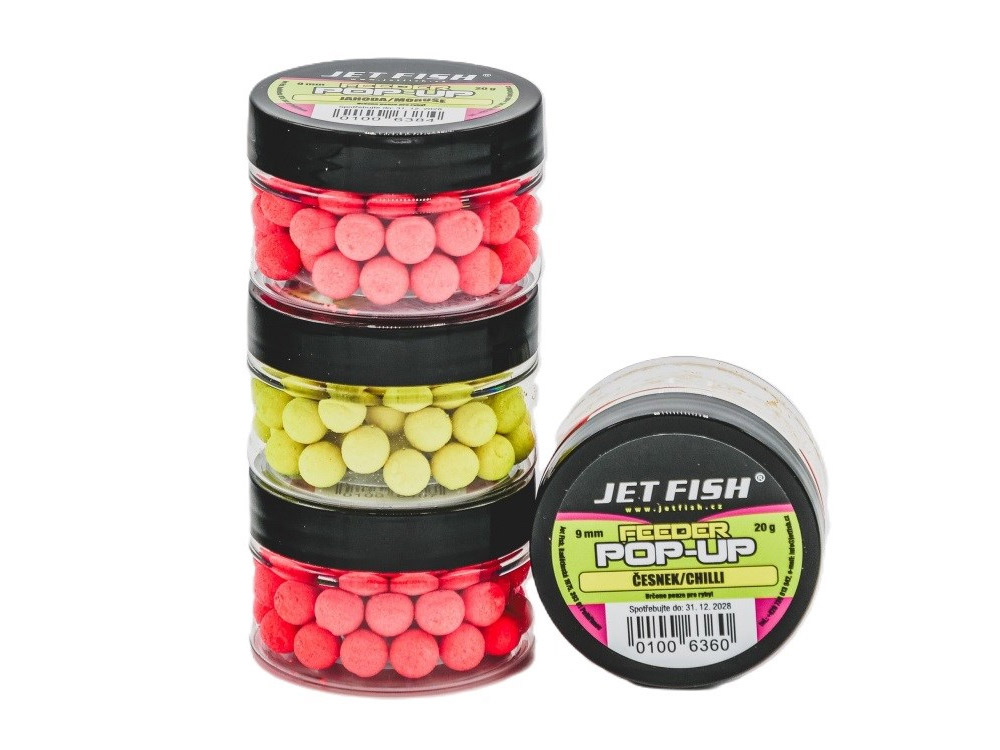 Obrázek k výrobku 73166 - JET FISH Feeder Pop-Up Boilies 20 g 9 mm