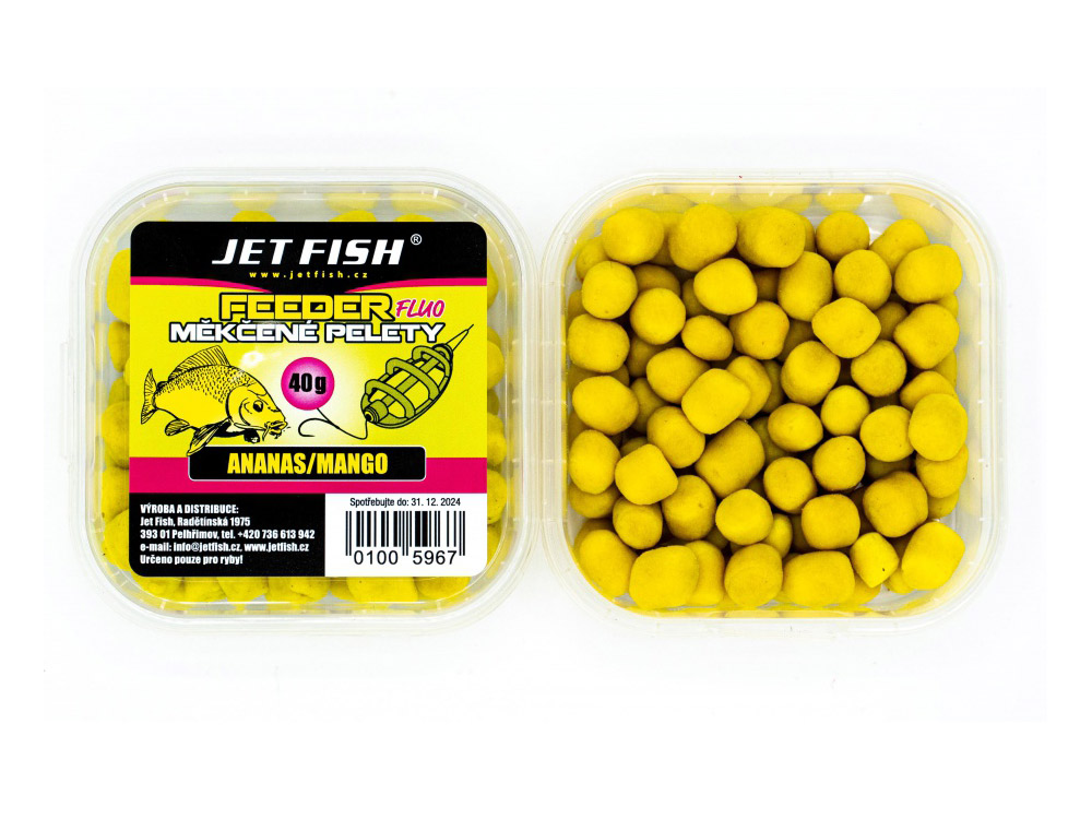 Obrázek k výrobku 72727 - JET FISH Fluo Měkčené Pelety 4 mm 40 g