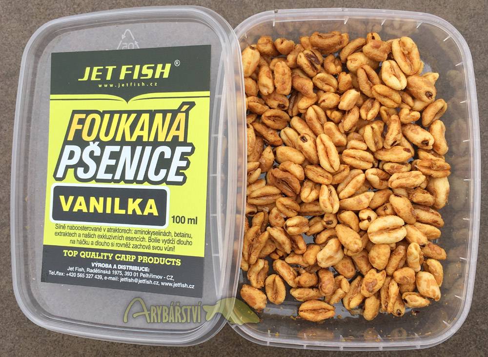 Obrázek k výrobku 70381 - JET FISH Foukaná Pšenice 100 ml - Příchuť: vanilka
