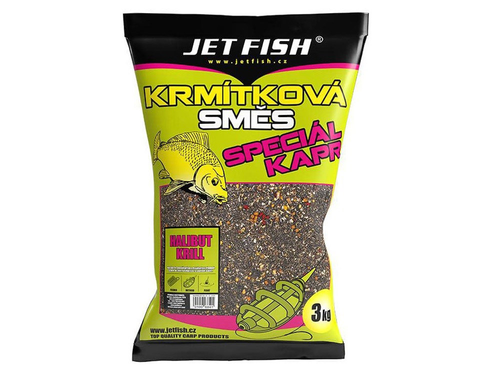 Obrázek k výrobku 73152 - JET FISH Krmítková Směs 3 kg - Příchuť: Halibut Krill