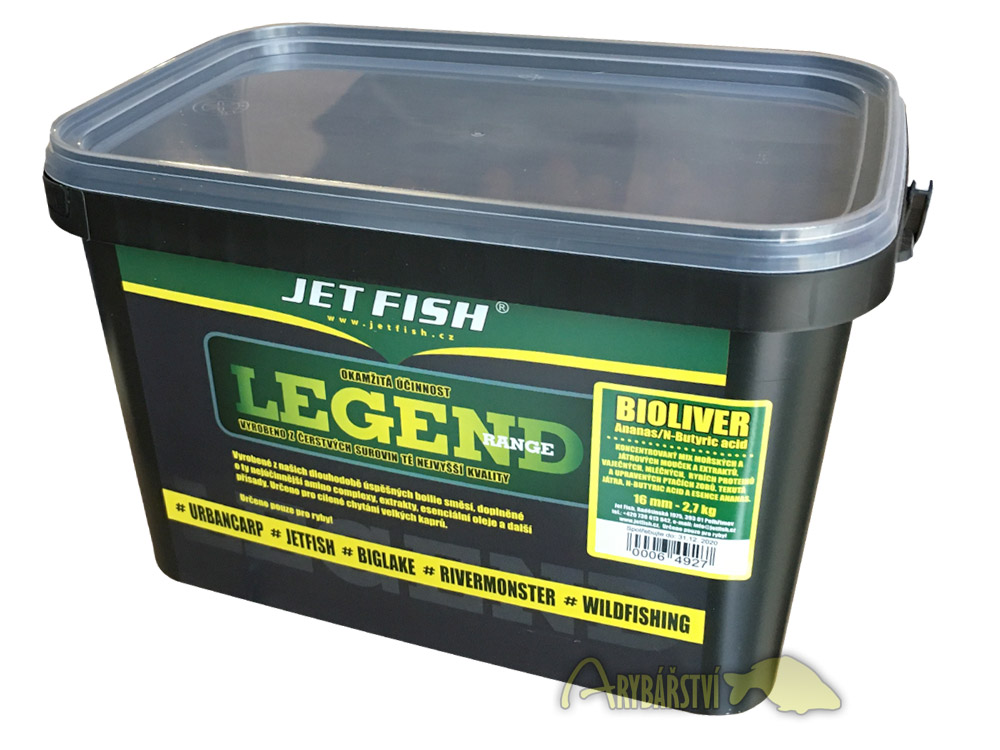 Obrázek k výrobku 70251 - JET FISH Legend Range Boilie Bioliver Ananas Butyric