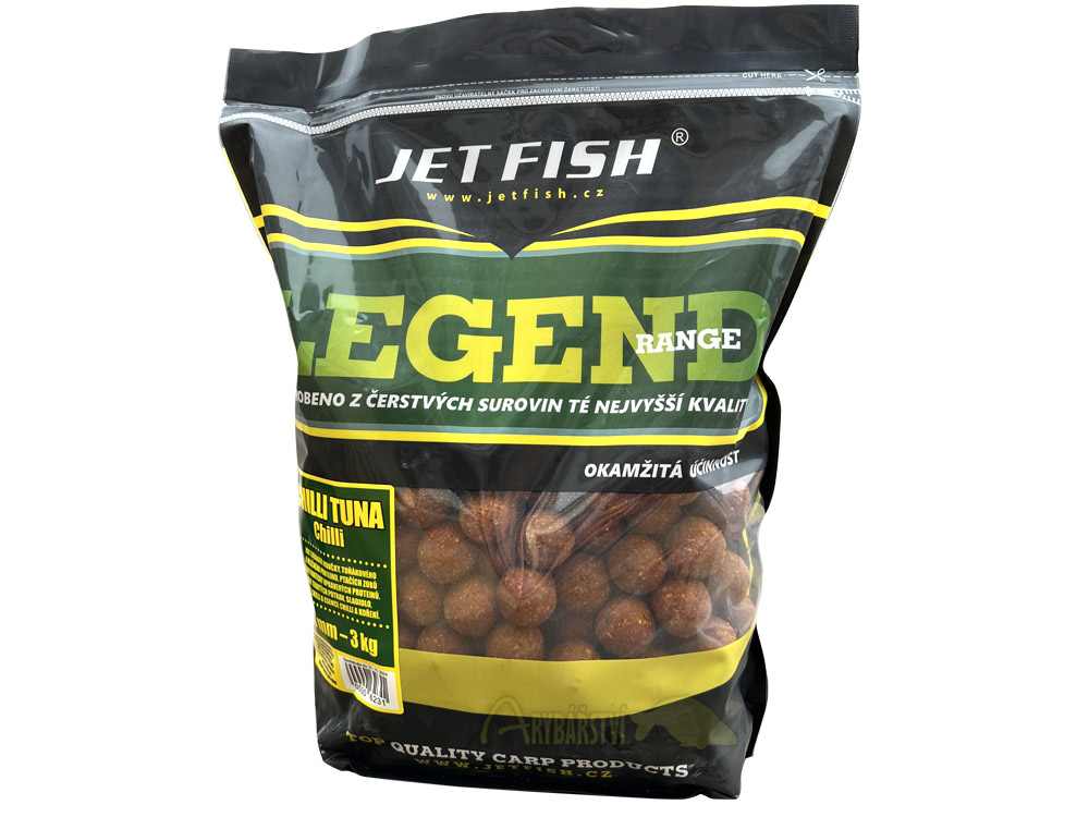 Obrázek k výrobku 72339 - JET FISH Legend Range Boilie CHILLI TUNA 3 kg - Průměr: 24 mm