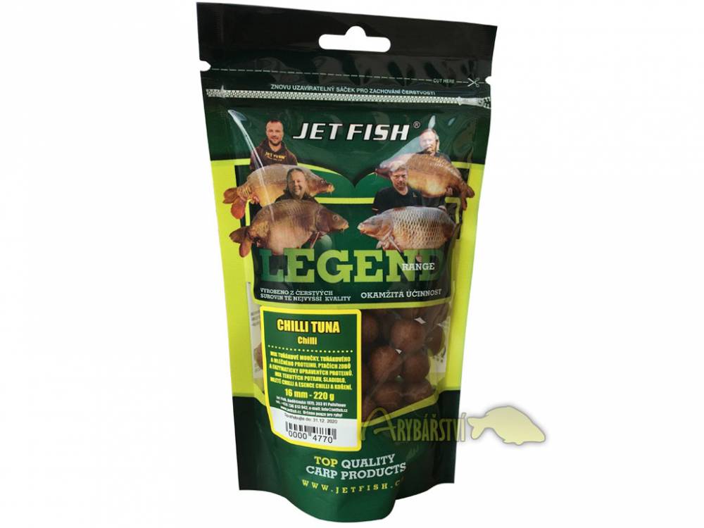 JET FISH Legend Range Boilie Chilli Tuna