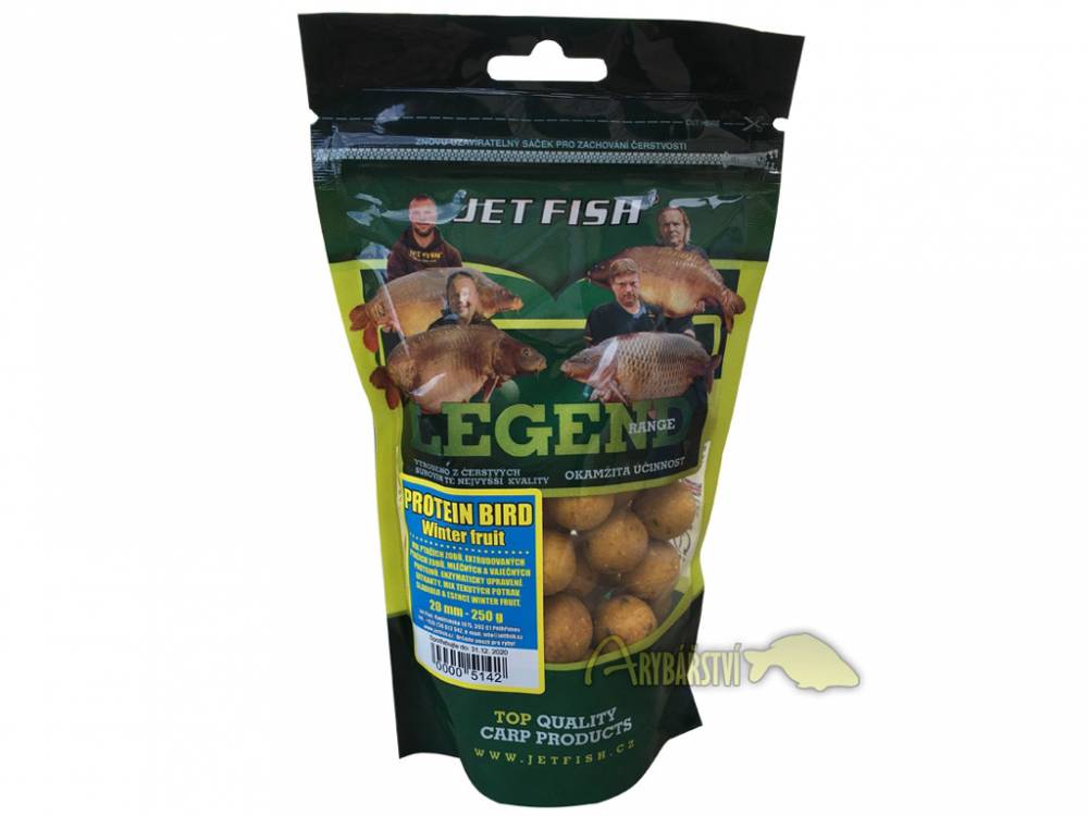Obrázek k výrobku 54680 - JET FISH Legend Range Boilie PROTEIN BIRD + WINTER FRUIT