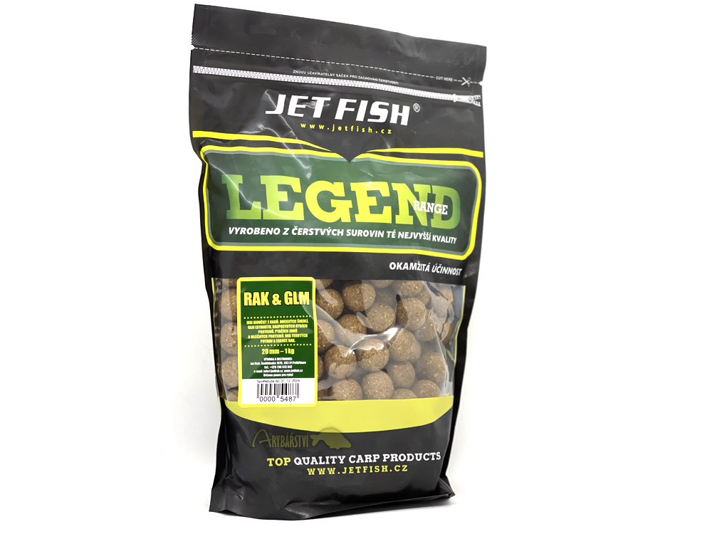 Obrázek k výrobku 70587 - JET FISH Legend Range Boilie RAK GLM