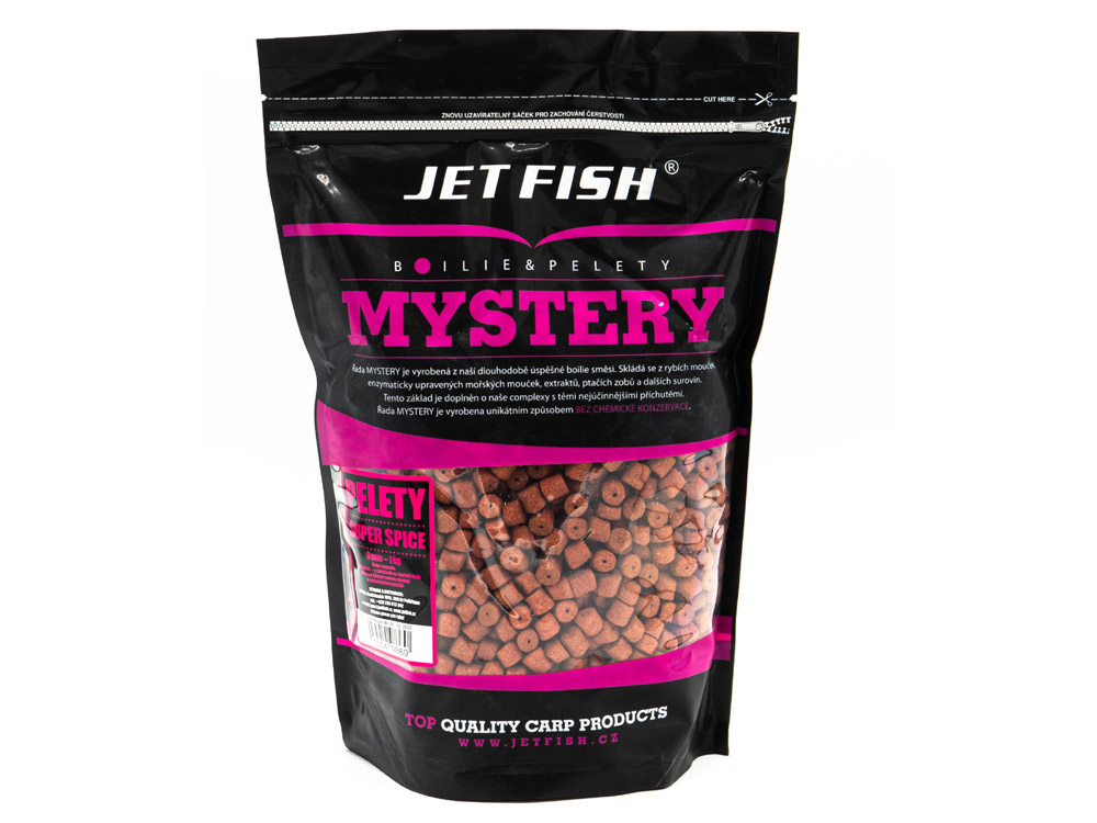 Obrázek k výrobku 66282 - JET FISH Mystery Pelety 1 kg - Příchuť: Super Spice
