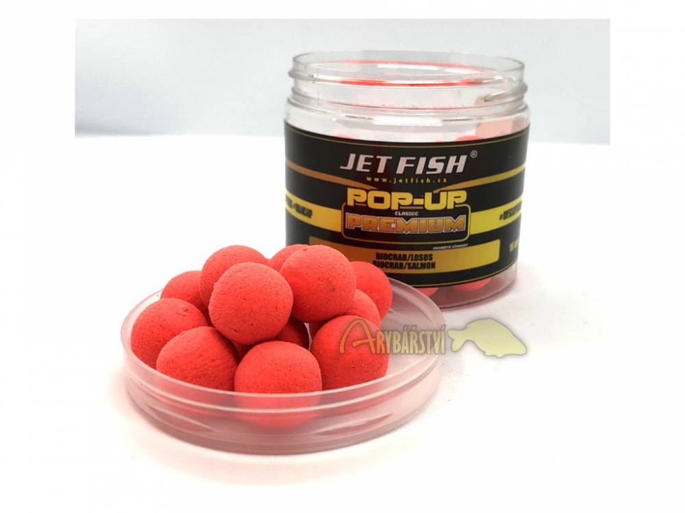 Obrázek k výrobku 54829 - JET FISH Premium Boilie Clasicc Pop-Up BIOCRAB LOSOS